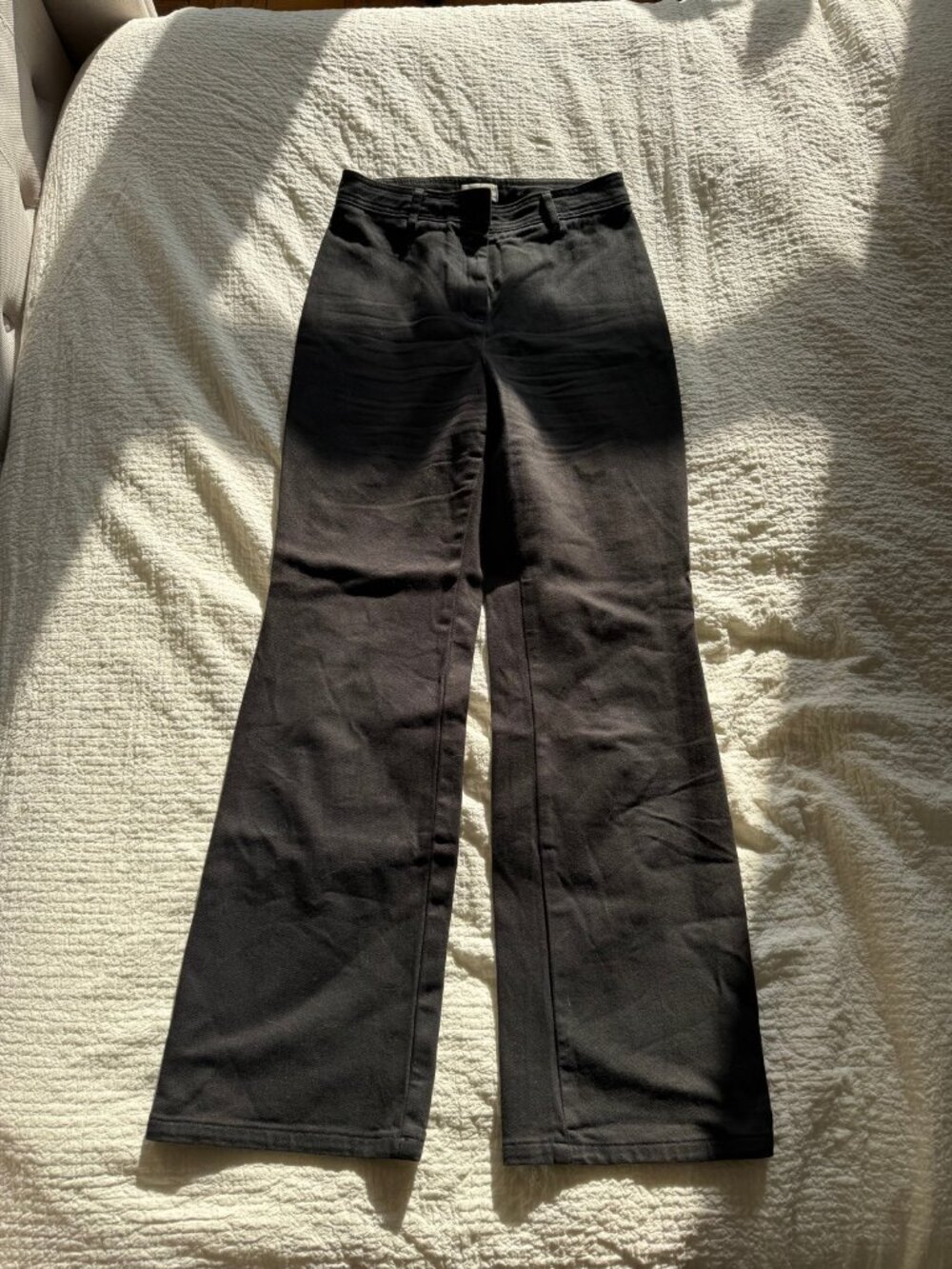 Wilfred Free Black Wide-Leg Trousers | Size 4